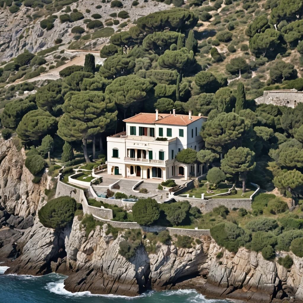 Villa sulla Scogliera di Punta Formiche