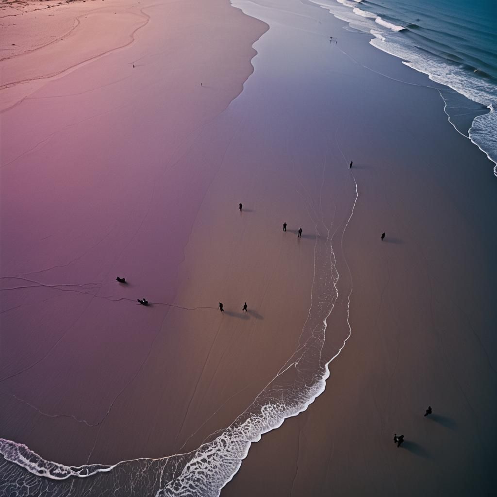 Endless Beach of Lost Souls: A Surrealist Nightmare