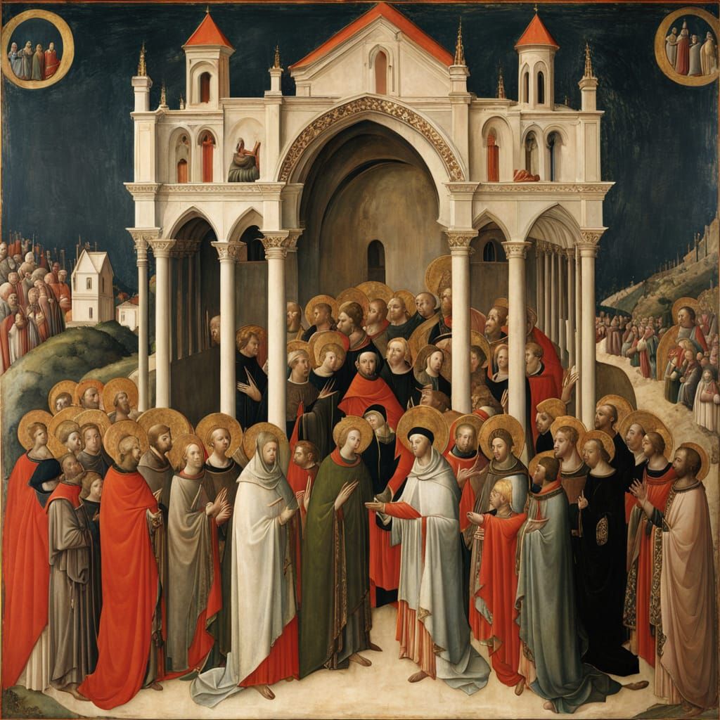 Life of St Martin - Consecration of the chapel