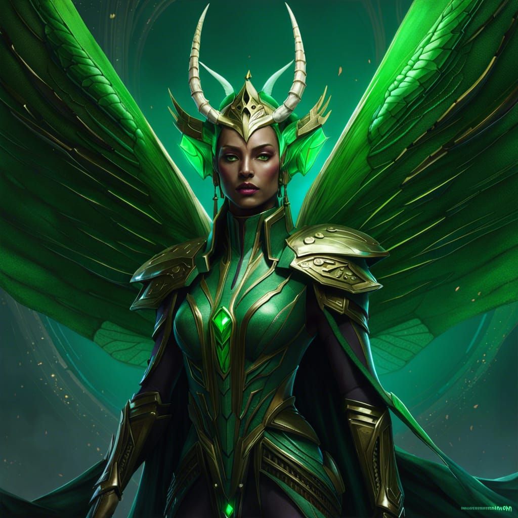 Destiny 2 Savathun: Giant Alien Queen Portrait