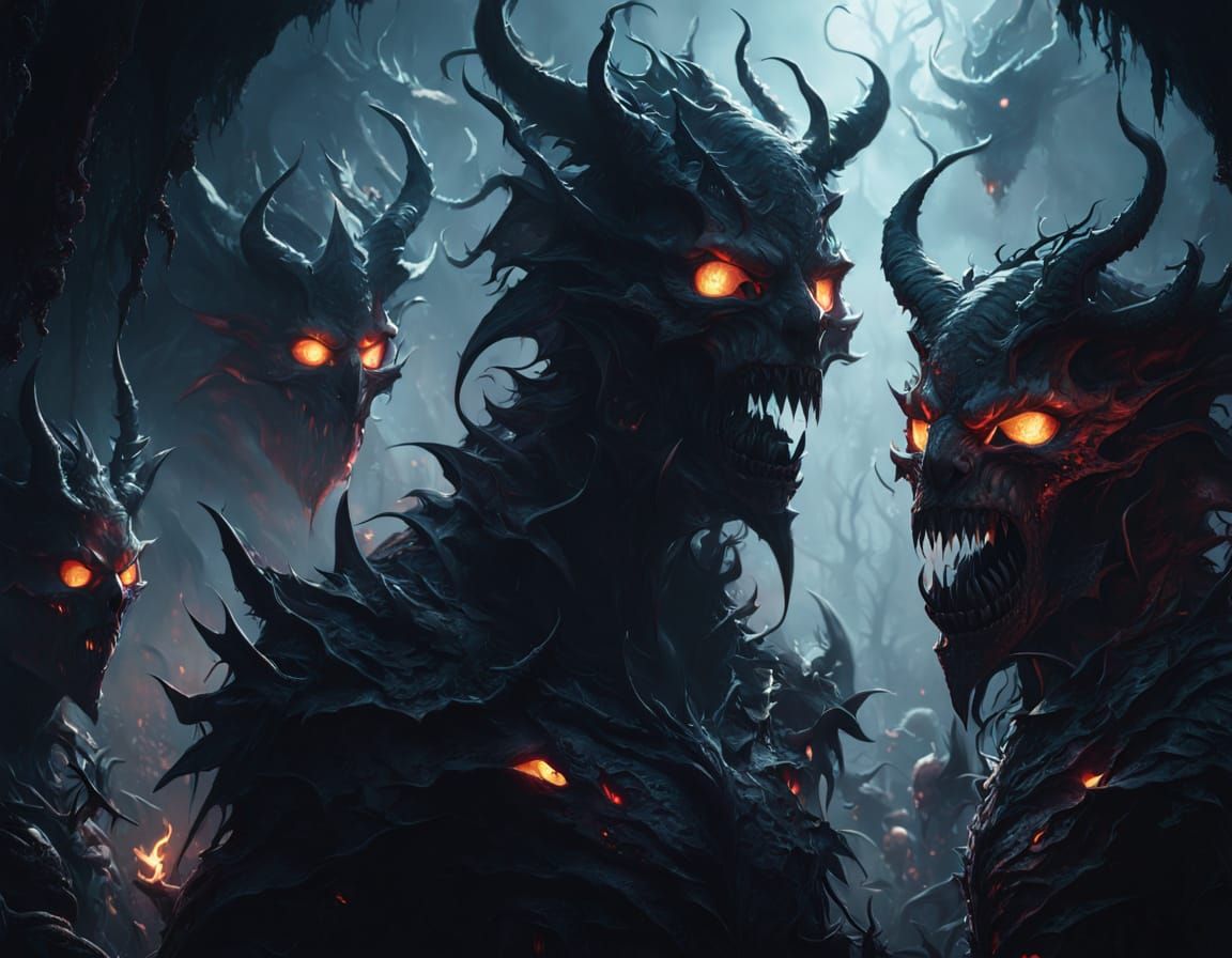 Surreal Demons in Heart Film Still