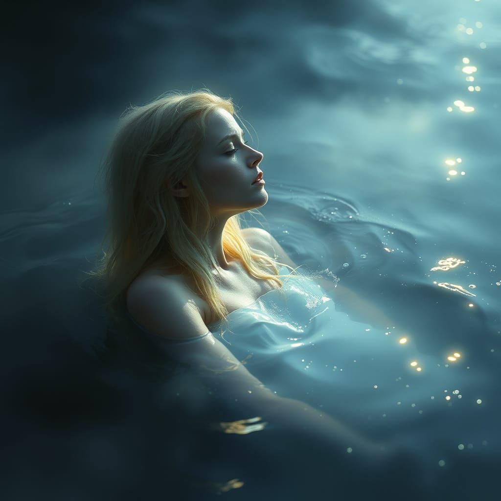 Crystal Soul Sinks into Dark Emotional Lake