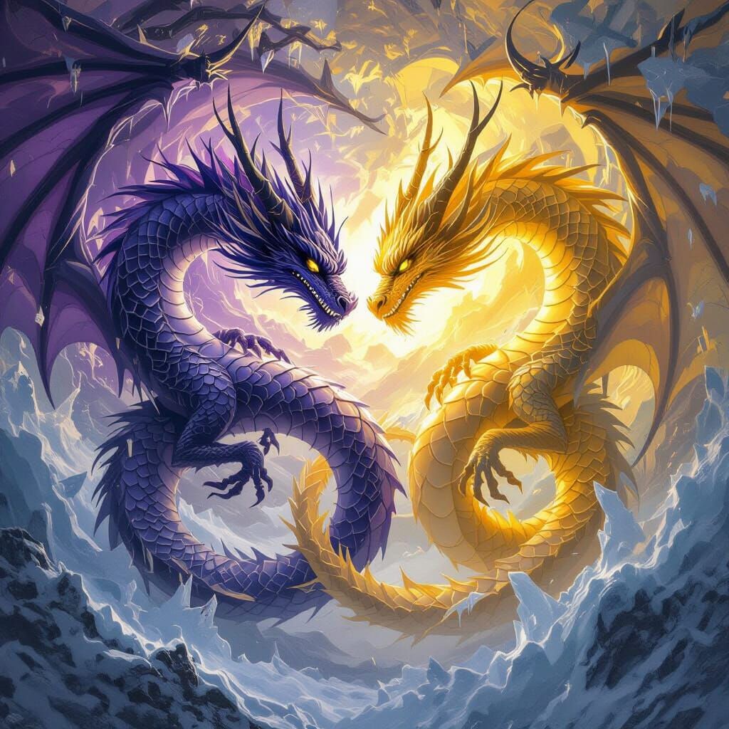 Yin Yang Dragons: Ice and Fire in Dark Fantasy