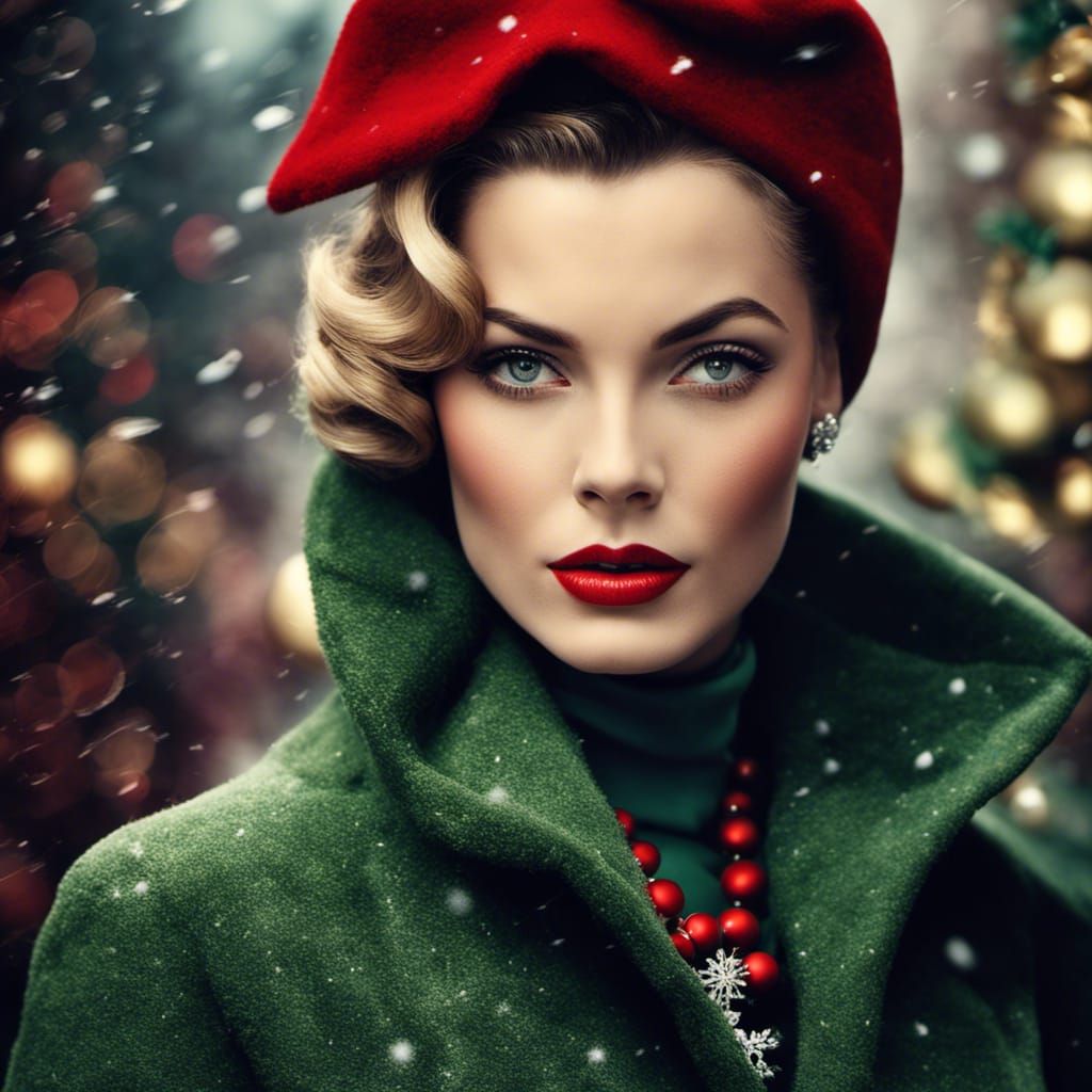1950’s Christmas Glamour Series