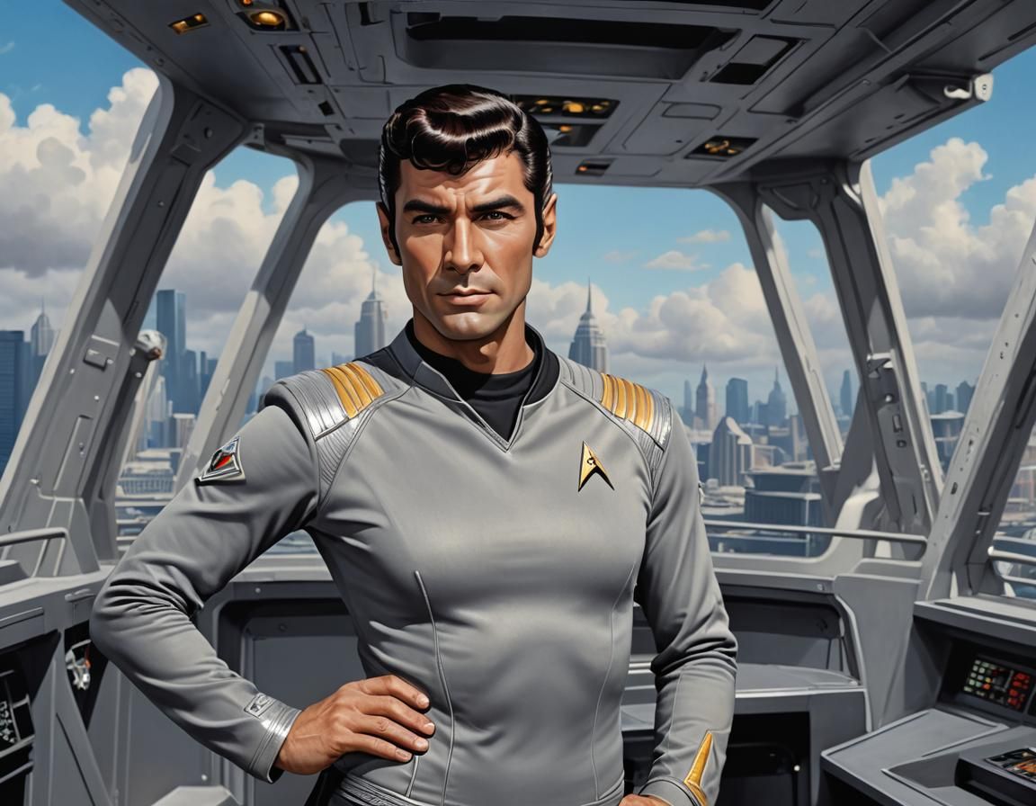 Vulcan Pin-Up on the USS Enterprise