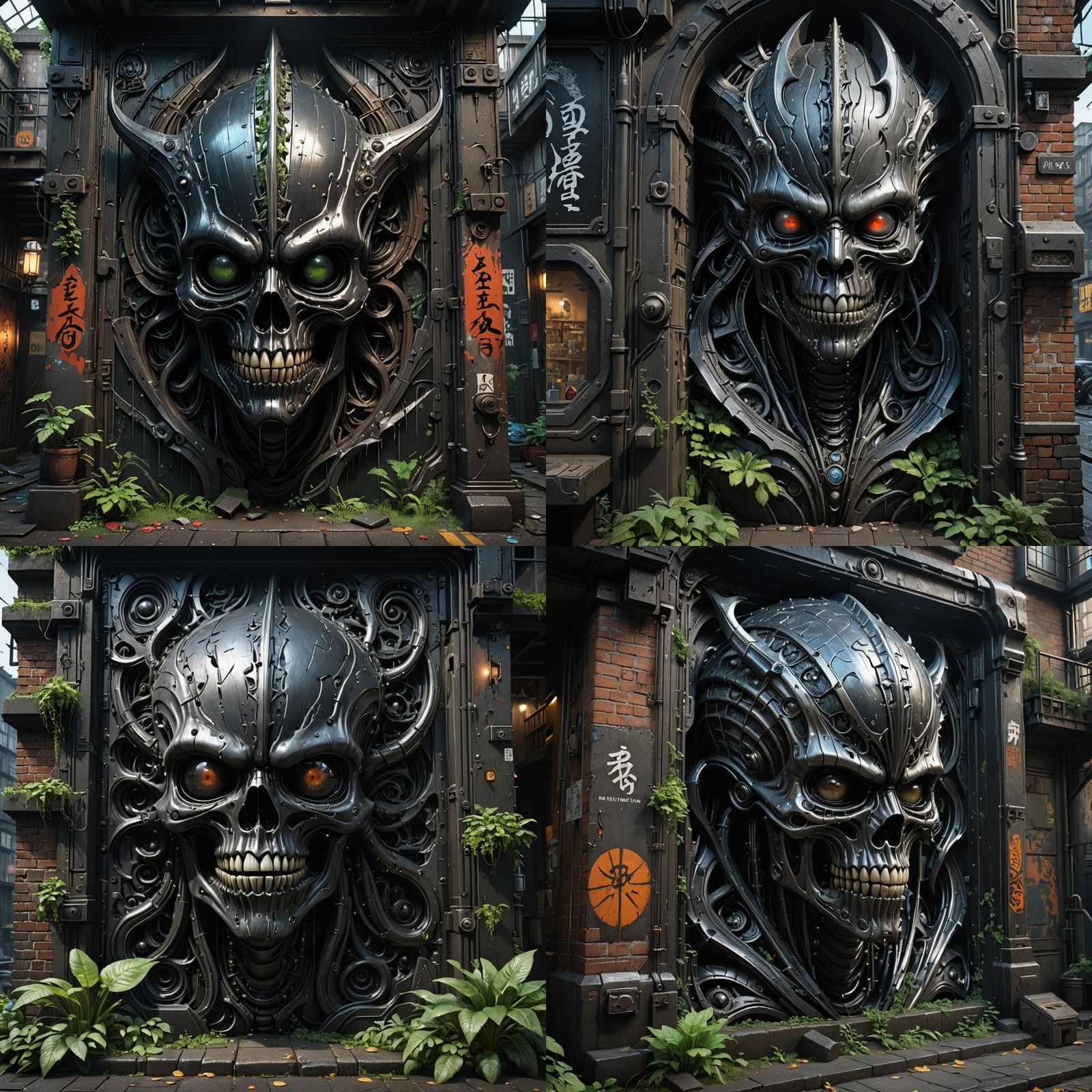 Grim Shard: Studio Ghibli Meets H.R. Giger