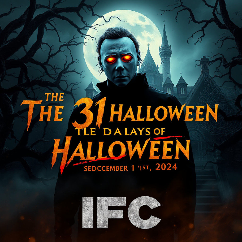 Michael Myers in Gothic Halloween Series Poster