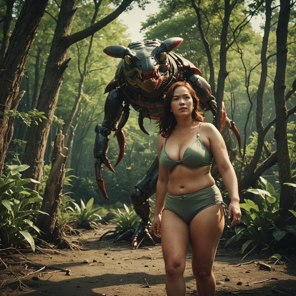 Cinematic Close-Up of a Red Lobster