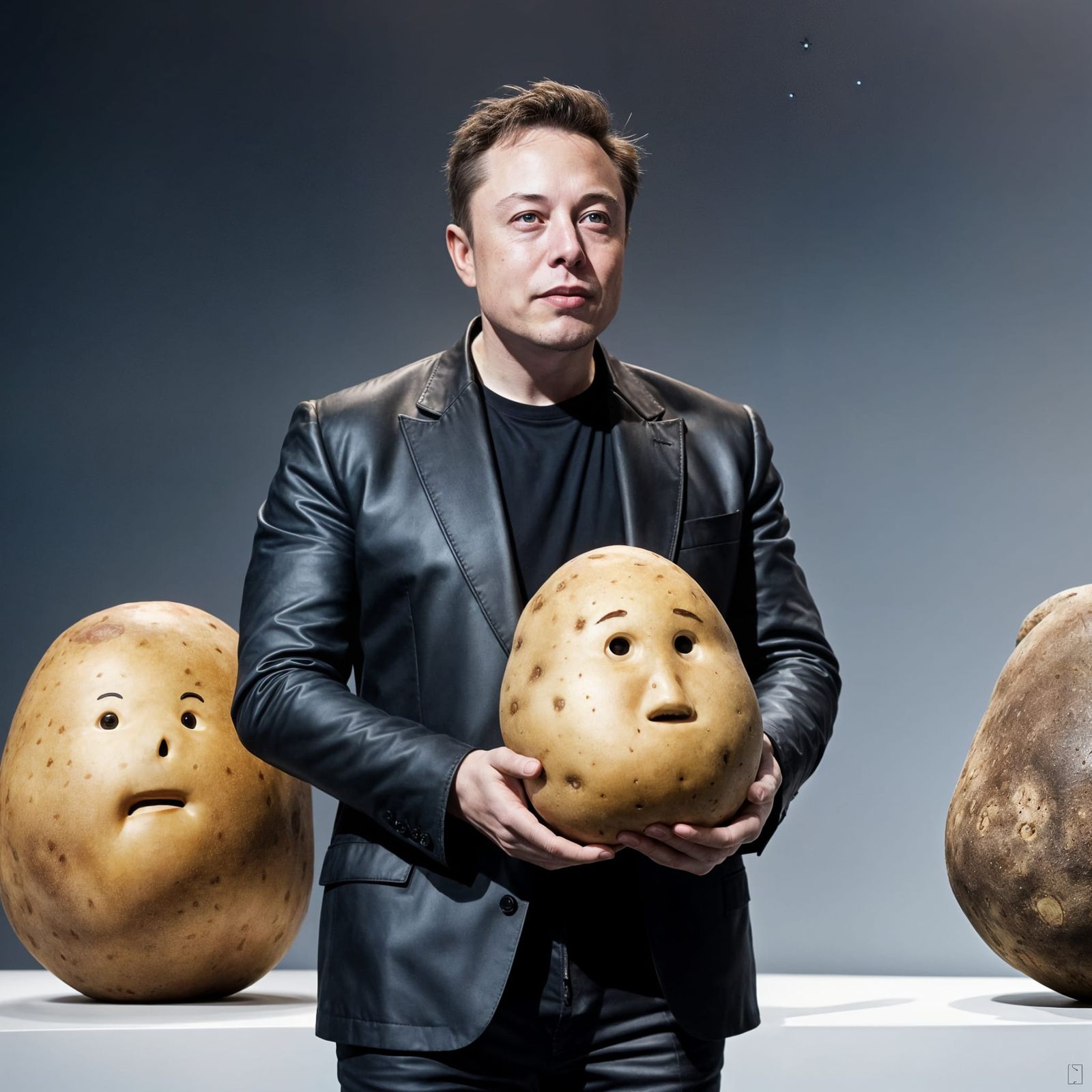 Elon Musk Presents Cyber-Potato in Photorealistic Detail