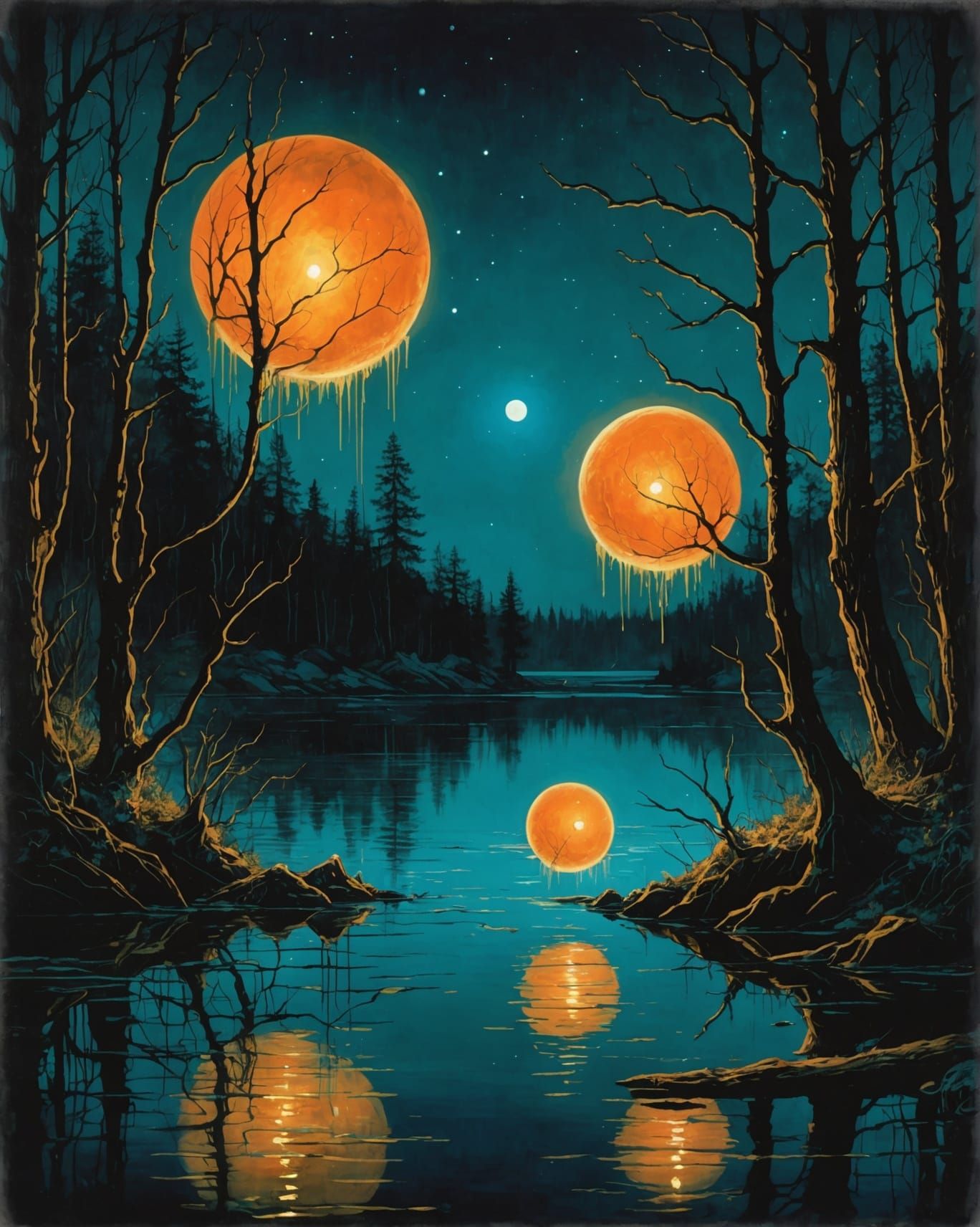 BIOLUMINESCENT GLOWING ORBS