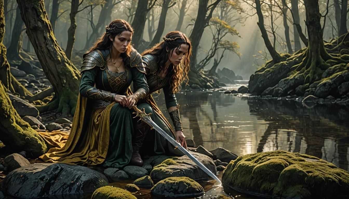 Morgan le Fay and the Sword in the Stone