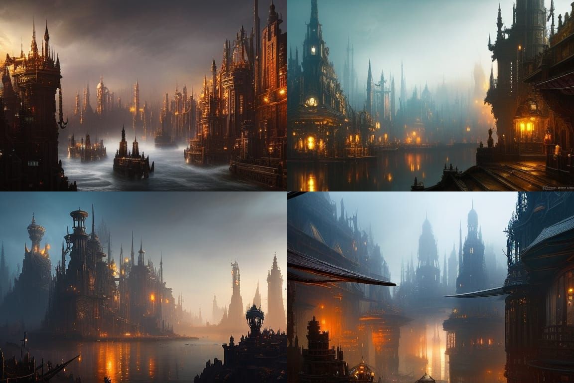 Steampunk Fortress 1-4