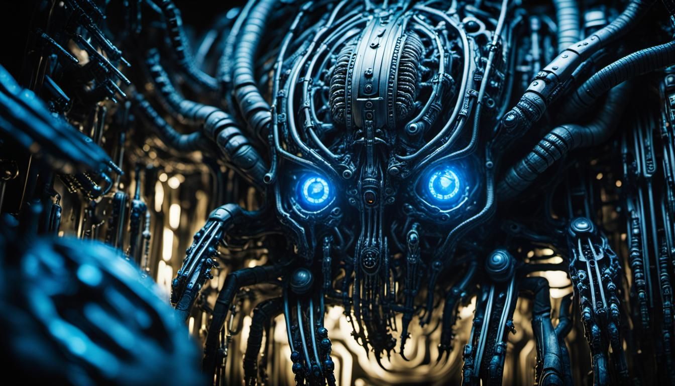 Biomechanical Horror: Electronic Flees Constructing a Nest