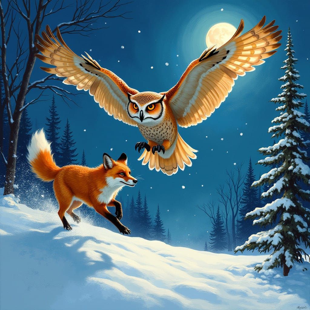 Fox & Owl