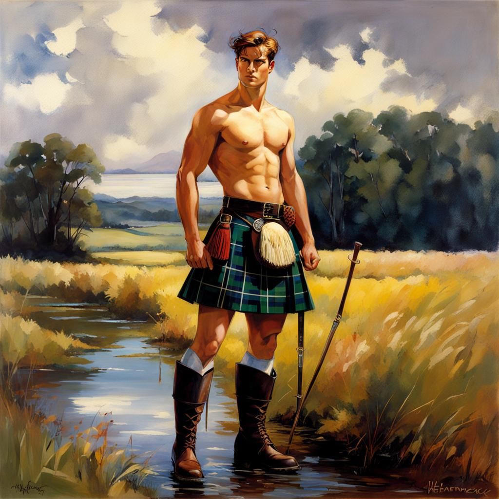 Man in Kilt 231017D