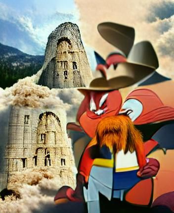 Yosemite Sam Confronts the Tower of Babel