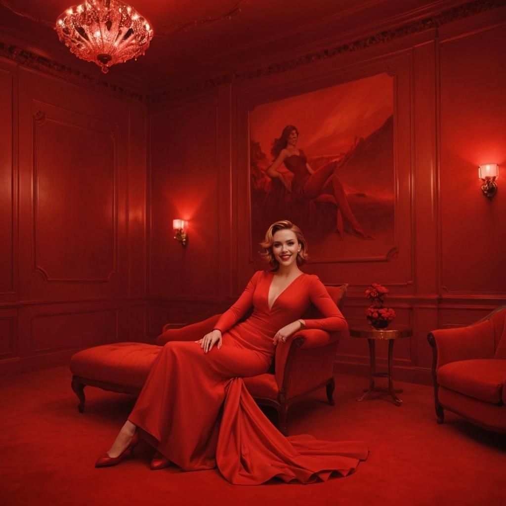 'Scarlet' in the Red Room