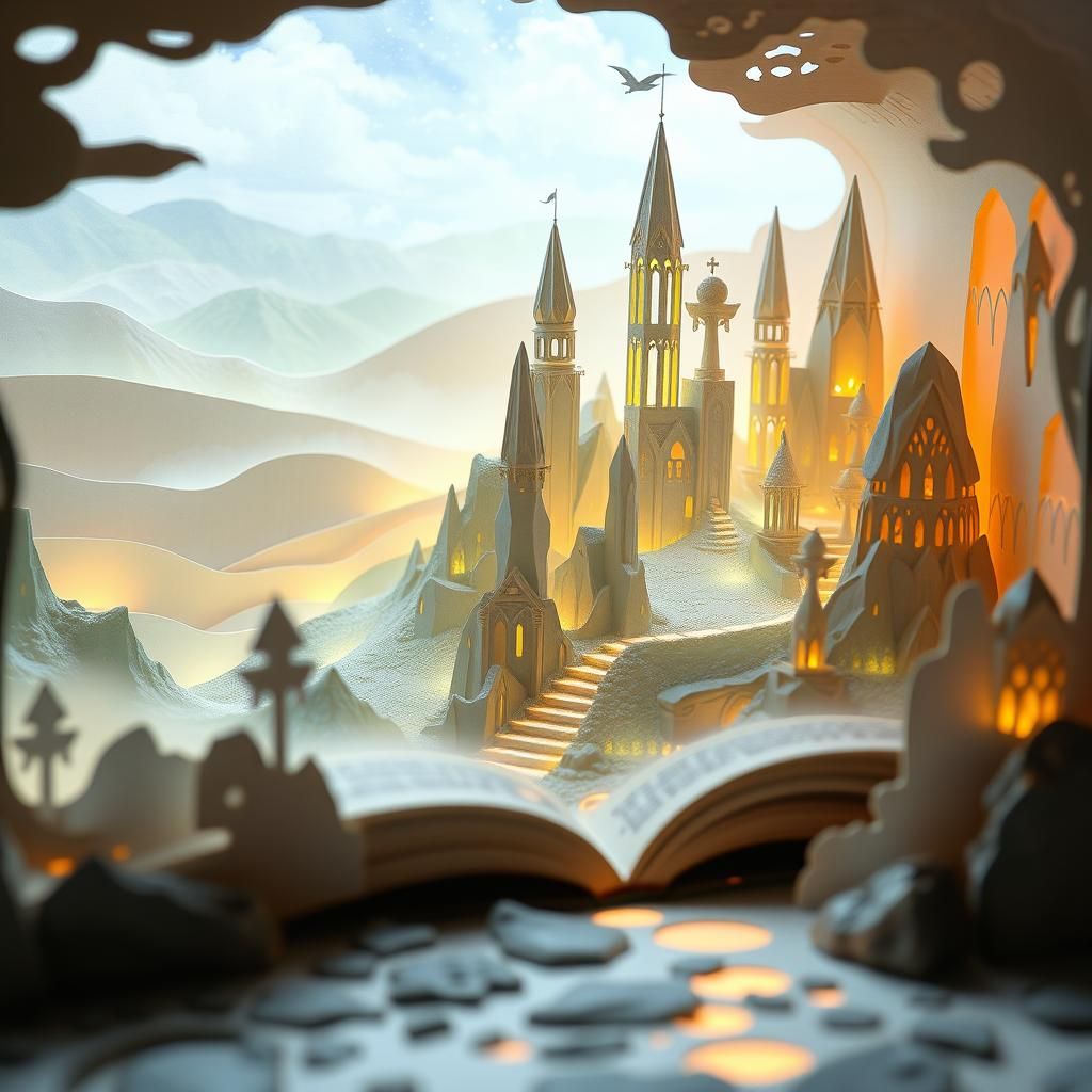 Enchanted Kingdom Emerges from Pop-Up Book