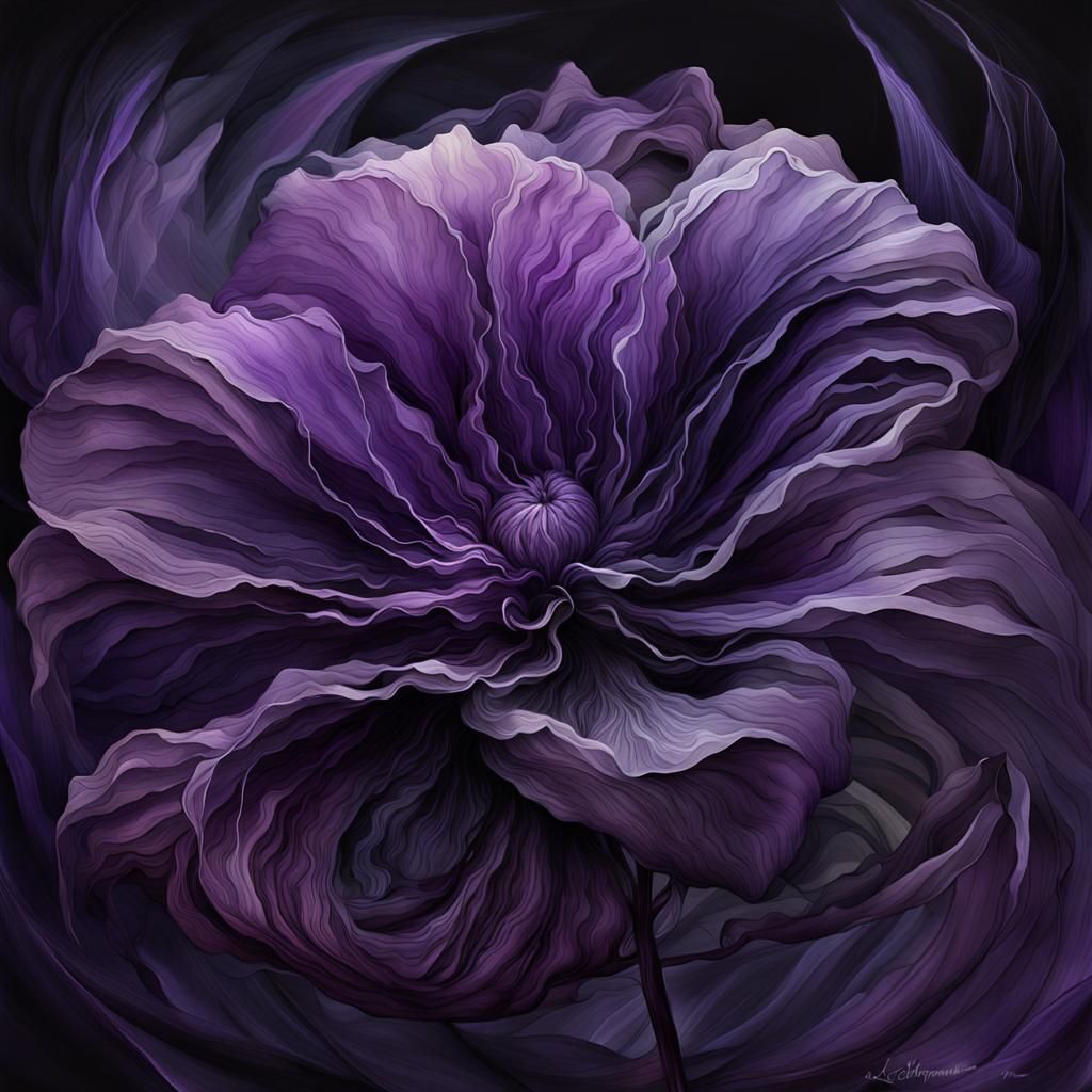 Purple Gossamer Flower