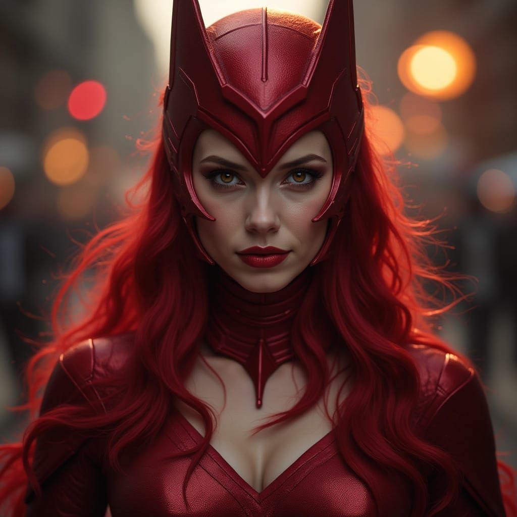 Hyper-Realistic Marvel Superheroine