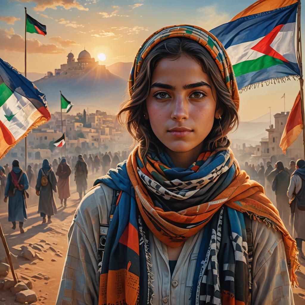 Kuffiyah checkered scarf palestine free