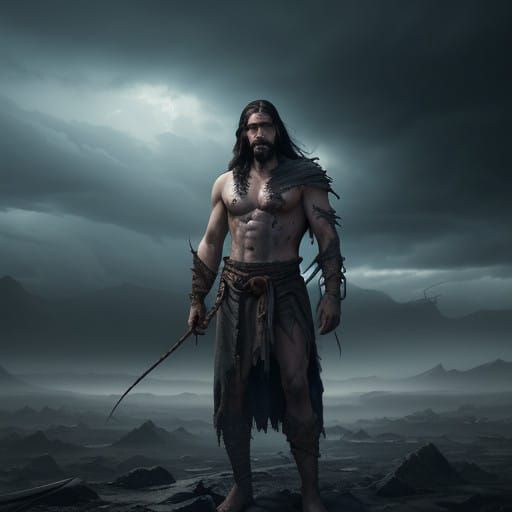 Christ on the Cross in Photorealistic Style