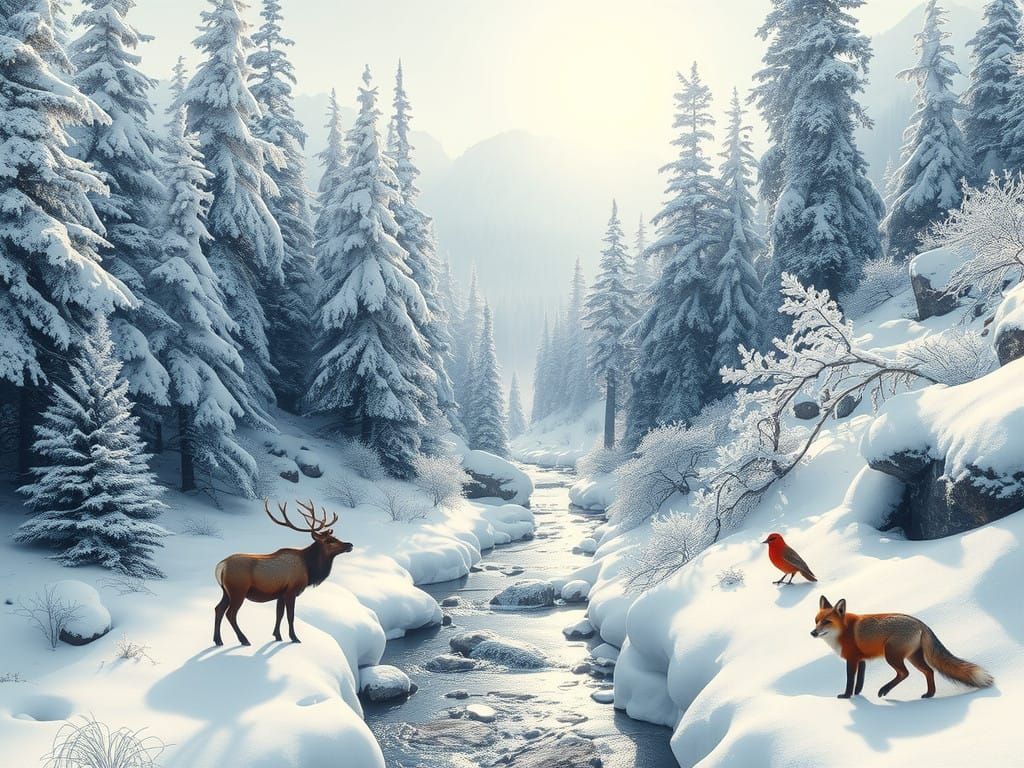 Winter Wonderland in Crystal Clarity