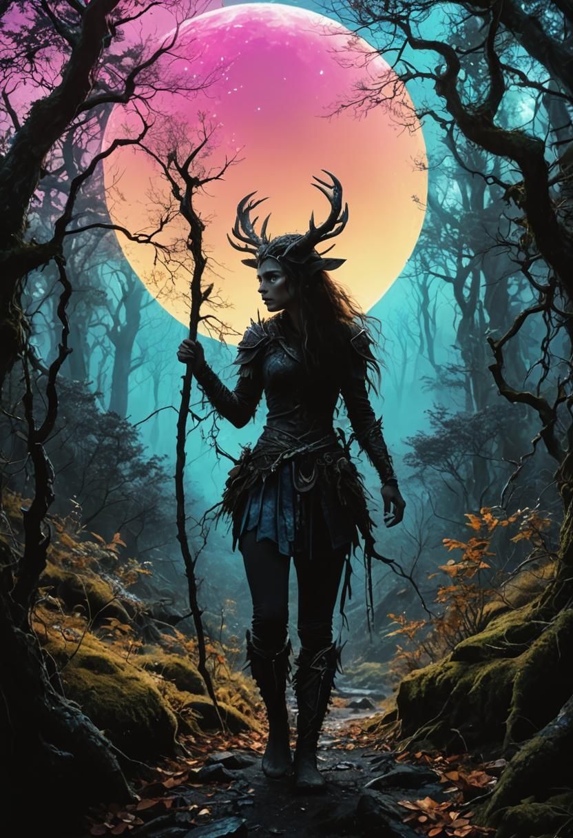 Mysterious Forest Creature Portrait in Photorealism