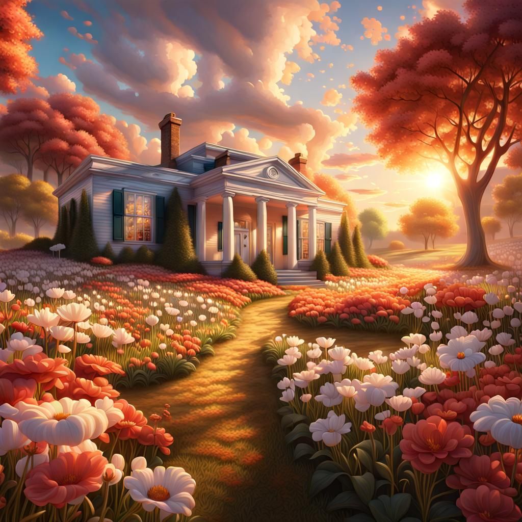 Graceland in Heaven: Surreal Fantasy Art