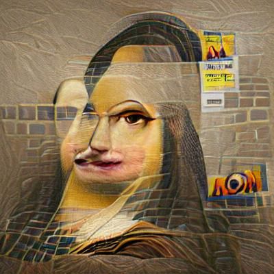 AI Rendition of Mona Lisa