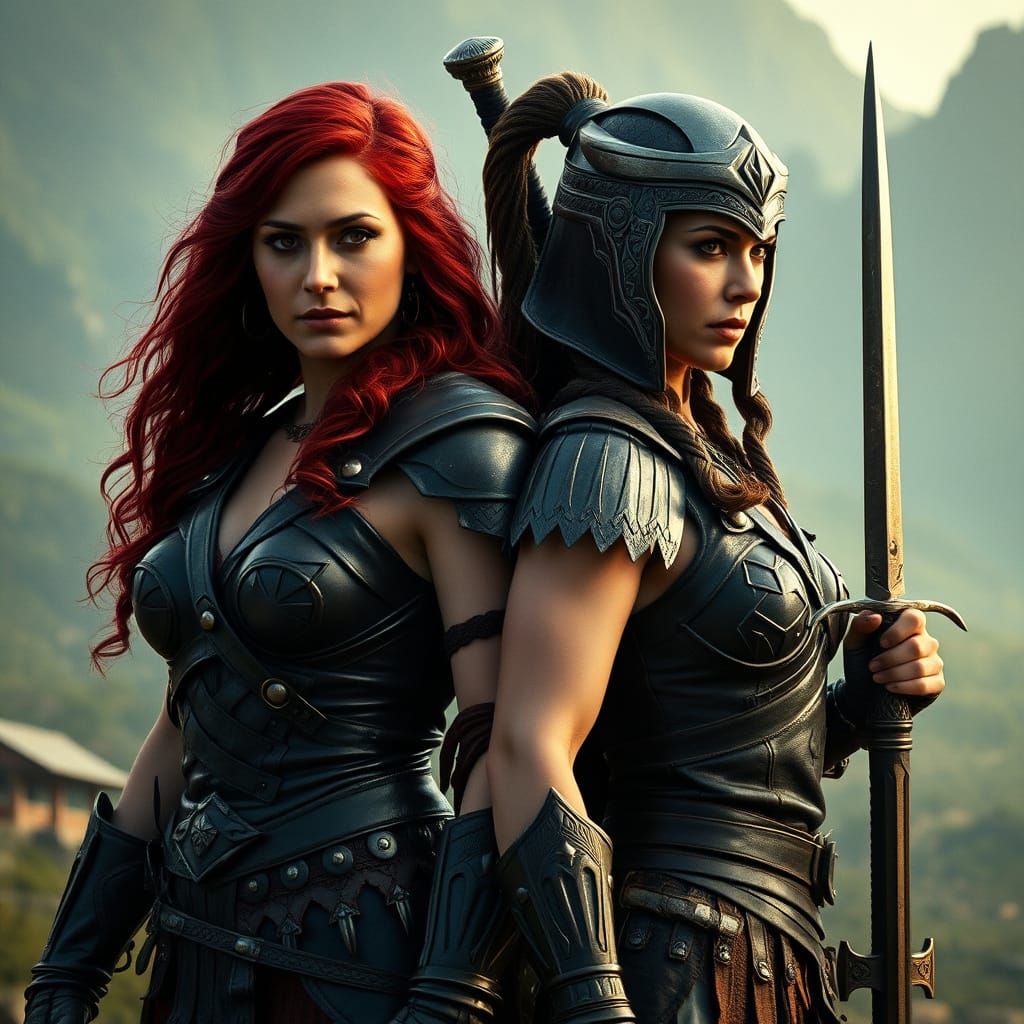 Red Sonja and Xena: Epic Fantasy Warriors