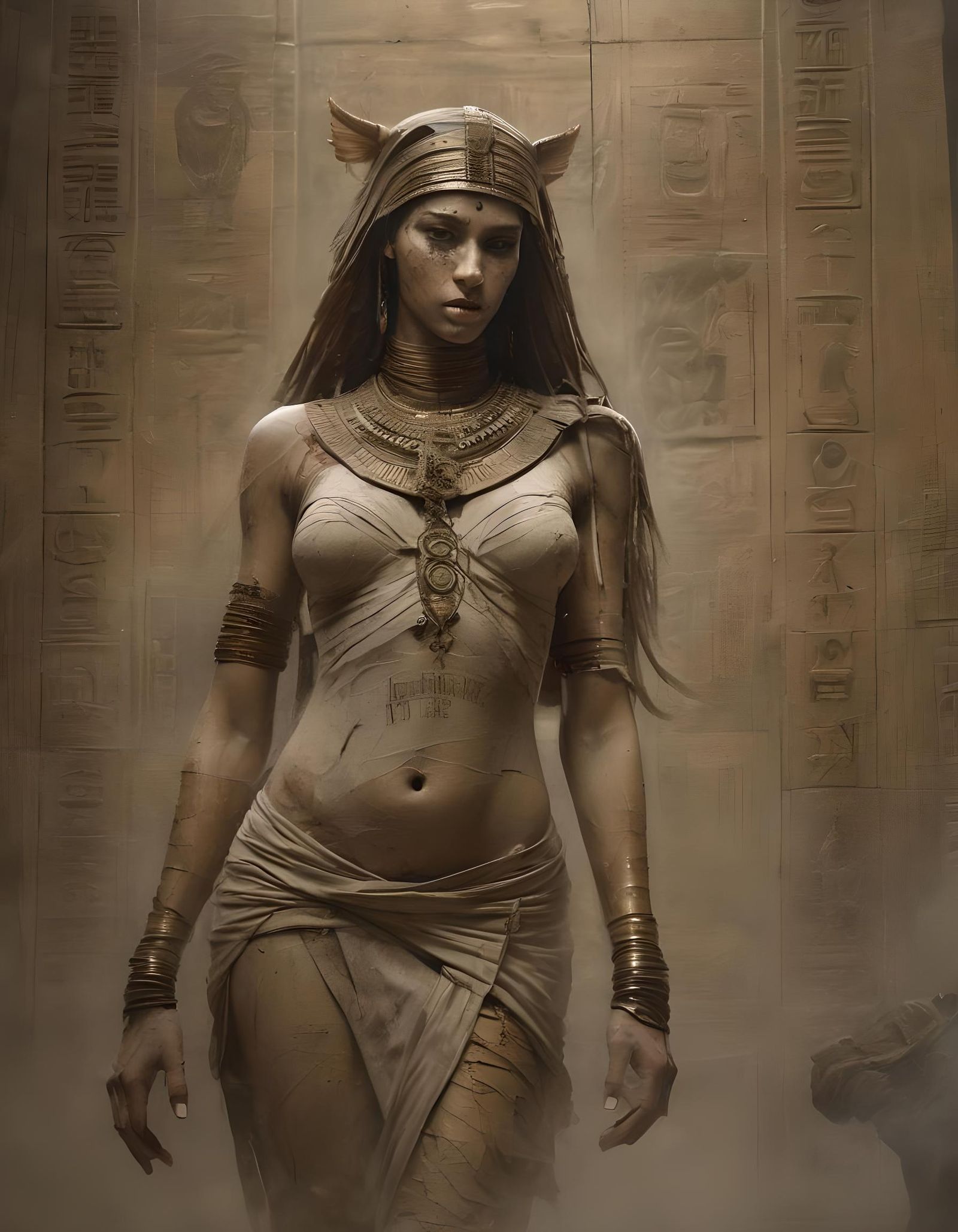 Cleopatra's Mummy Emerges, Serge Marshennikov Style