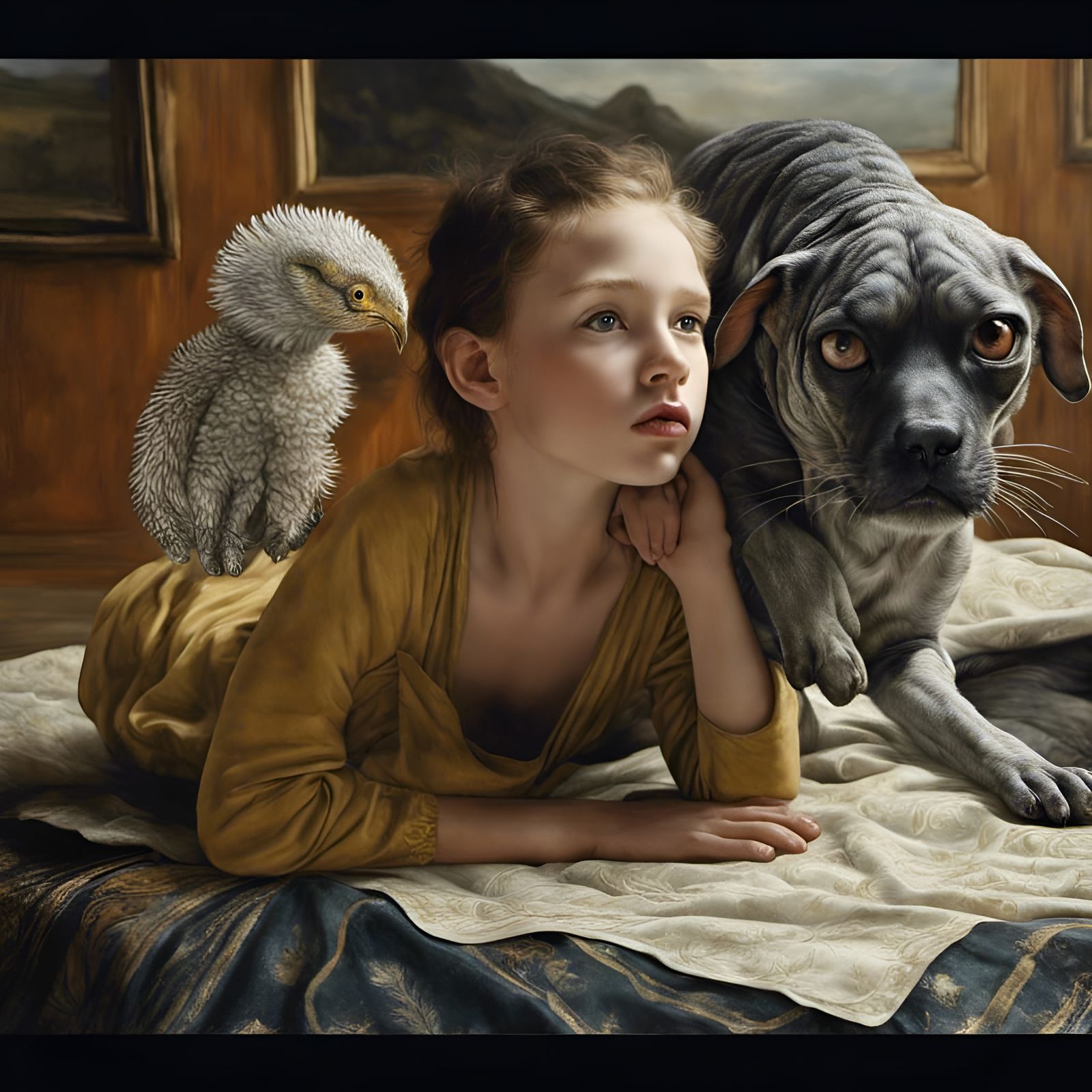 Ethereal Alien Pets: Glazed Surfaces and Complex Details