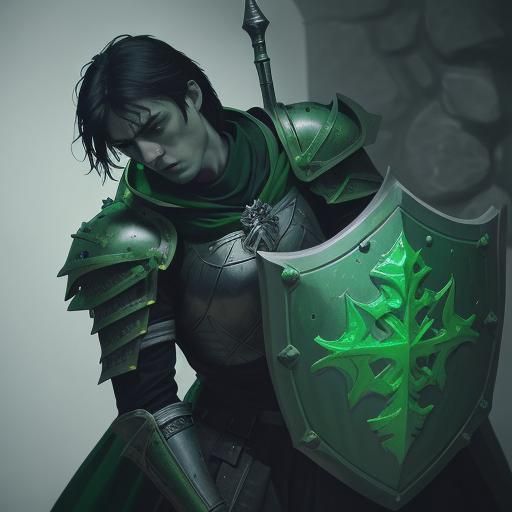 The Green Knight in Gothic Splendor