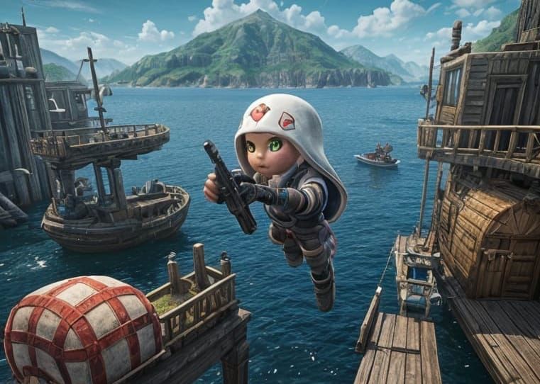 AI Generated Image of Squid Game Concept