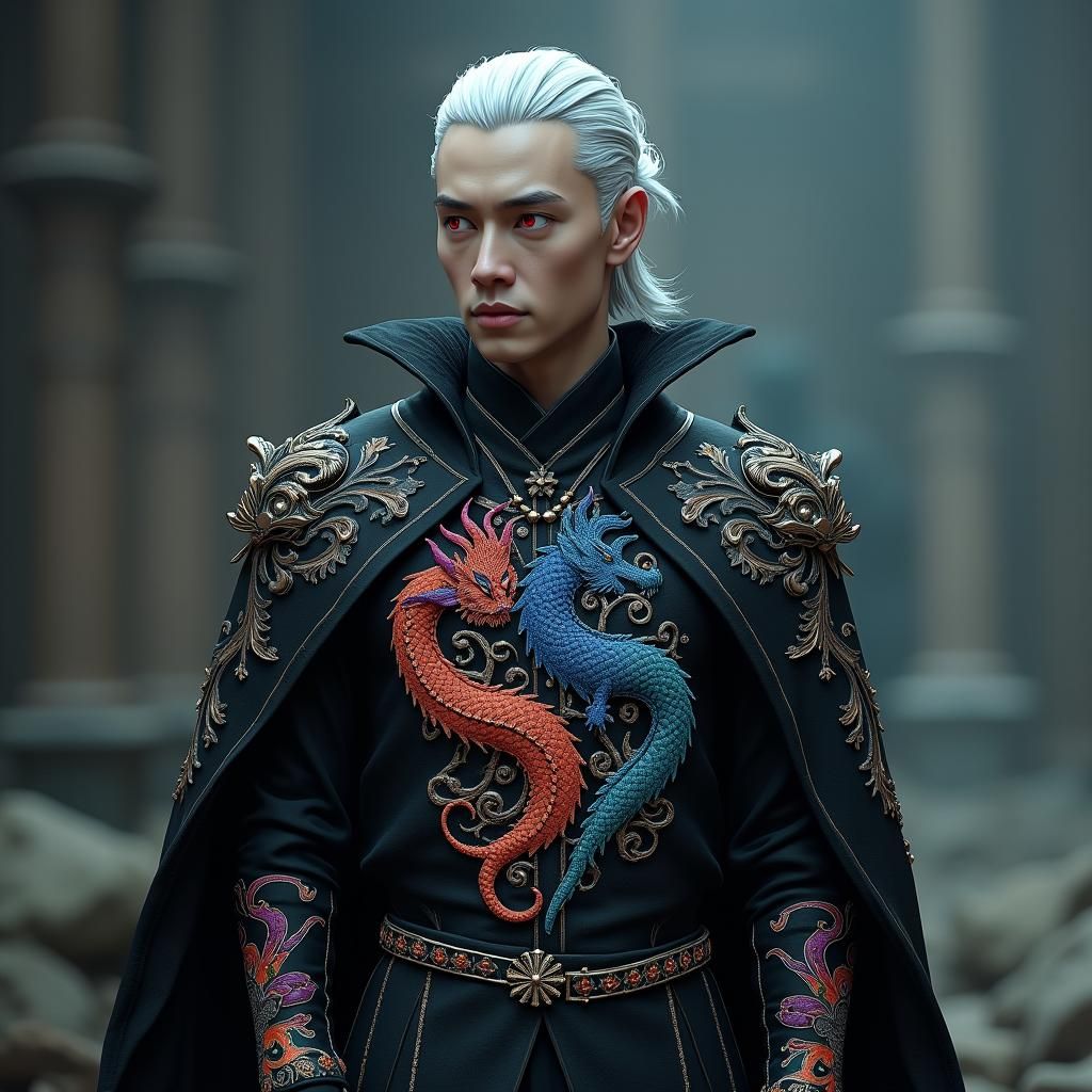 Dragon Prince of Valyria in Art Nouveau Style