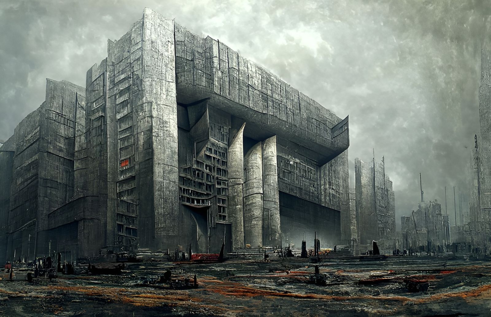 Sinister Dystopian Brutalism in Unreal Engine