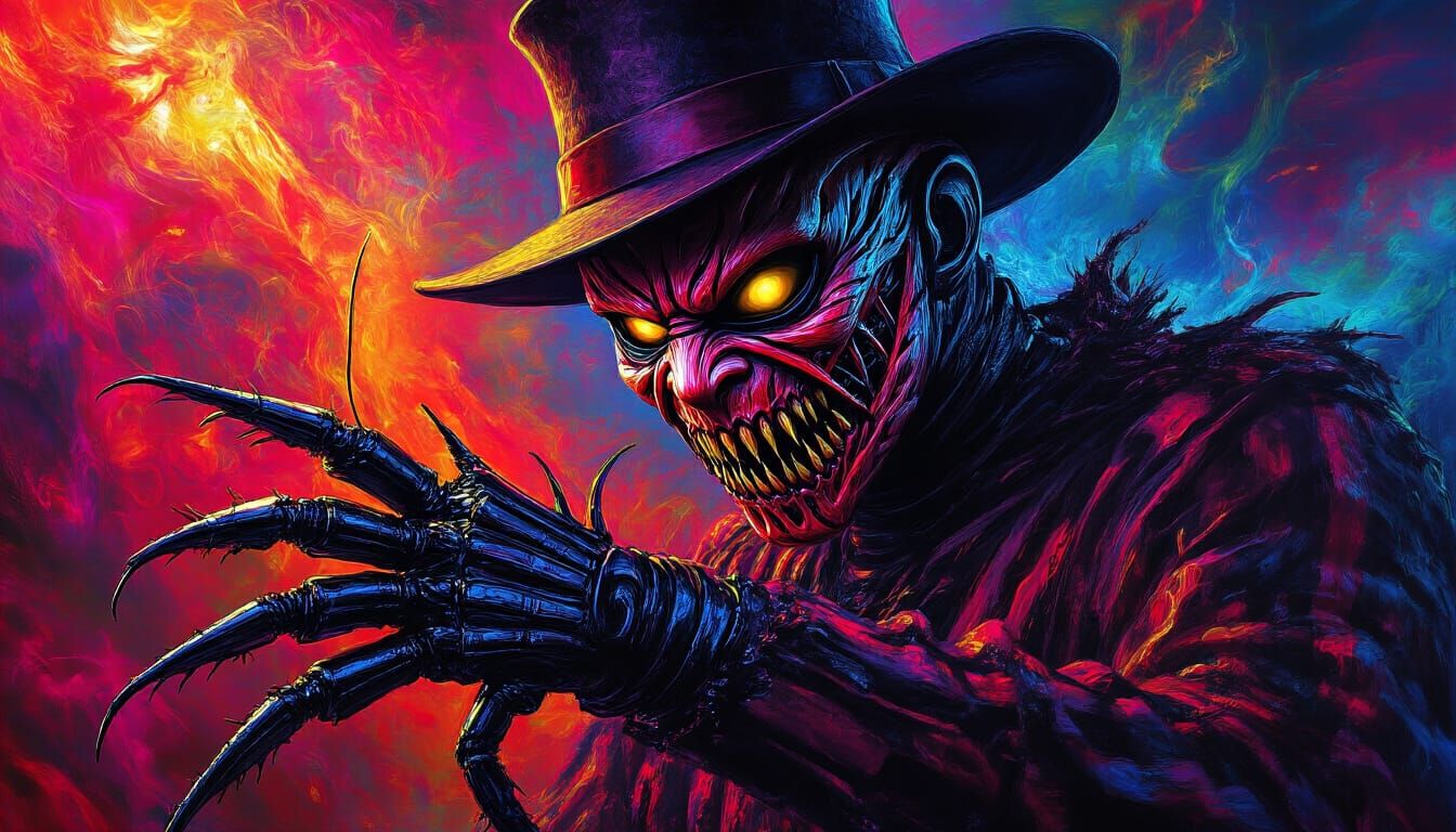 Fearsome Freddy Krueger Praying Mantis Mashup in Surrealist ...