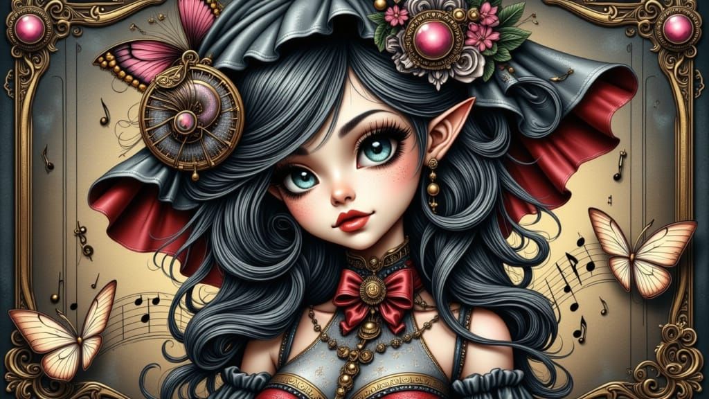 Steampunk Bohemian Pixie