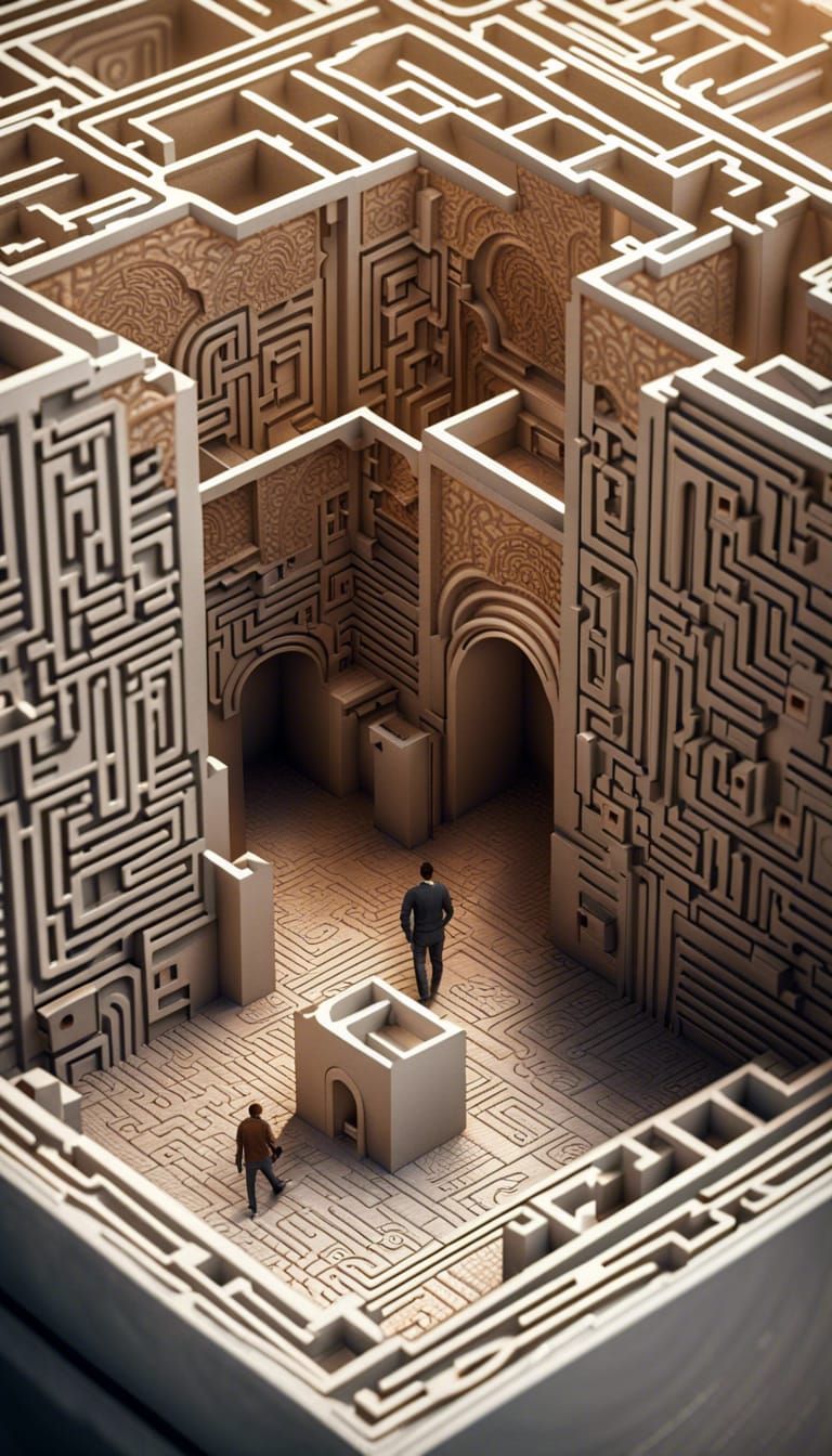People in a Maze