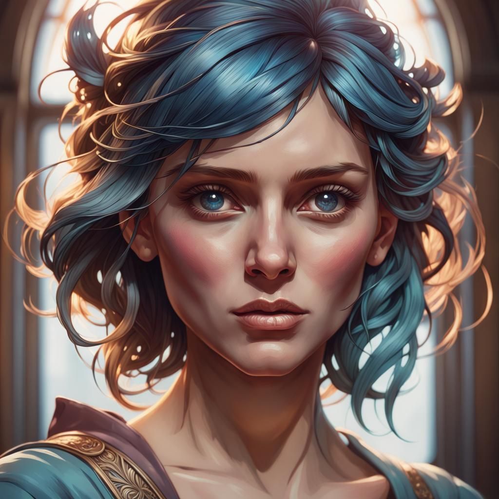 Detailed Portrait in Unreal Engine 5 Style