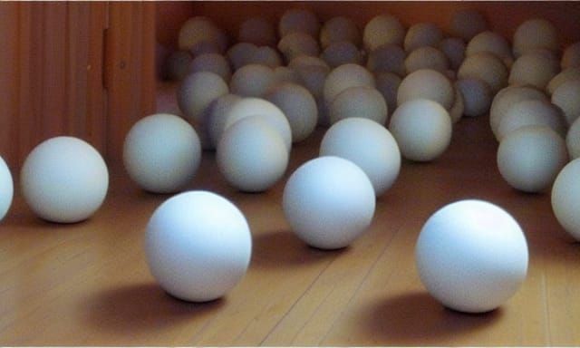 Balls Image Generated by AI
