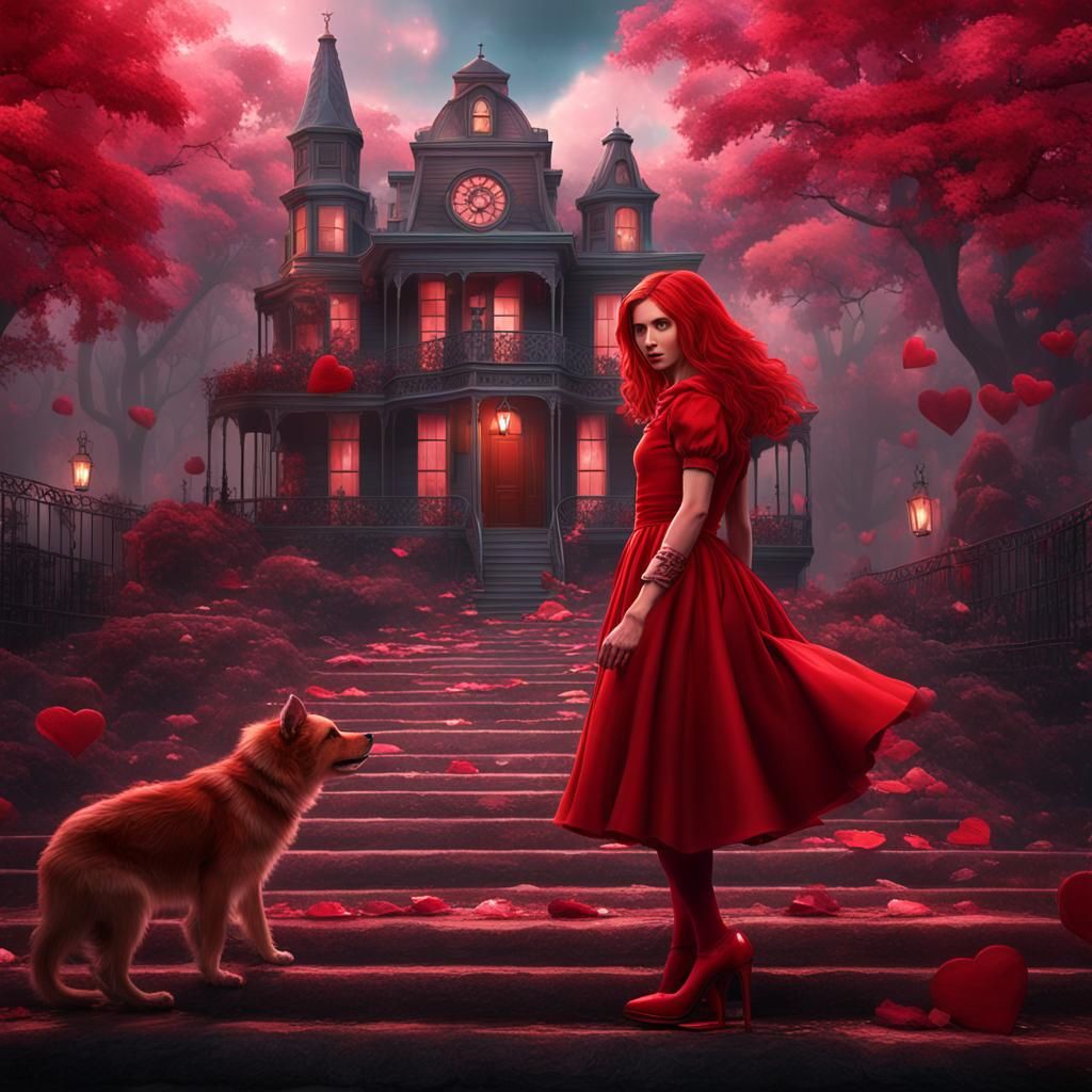 Buffy Summers as Red Riding Hood in New Orleans