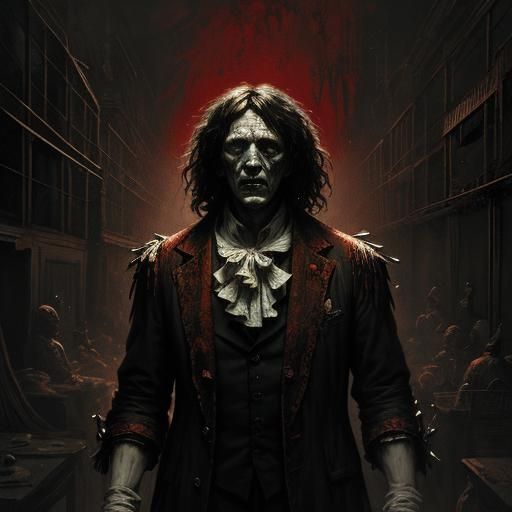 Horror Candy Man Inspired by Gustave Doré