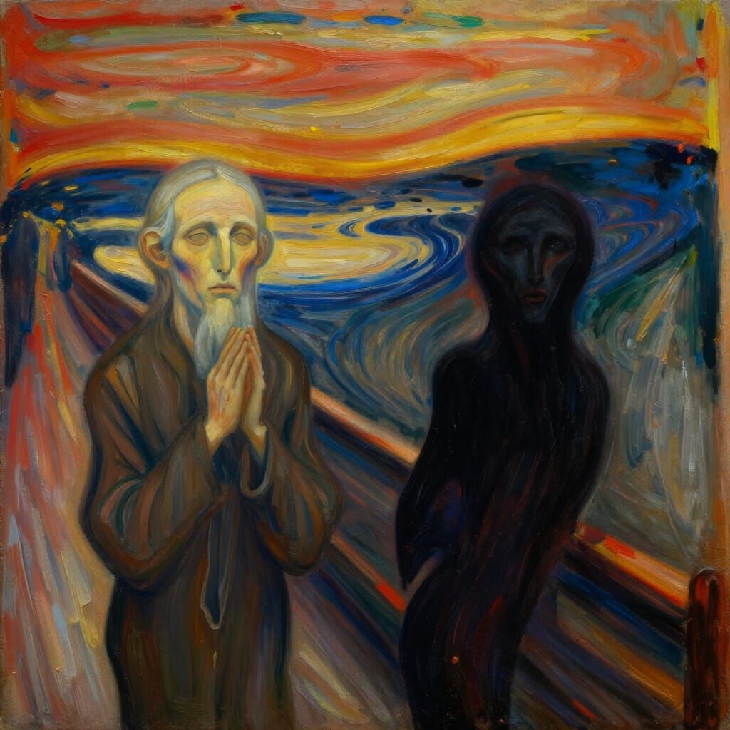 Oh God not Munch The Scream again - I can't love this model!