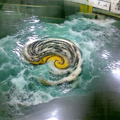 Abstract Swirling Vortex of Energy