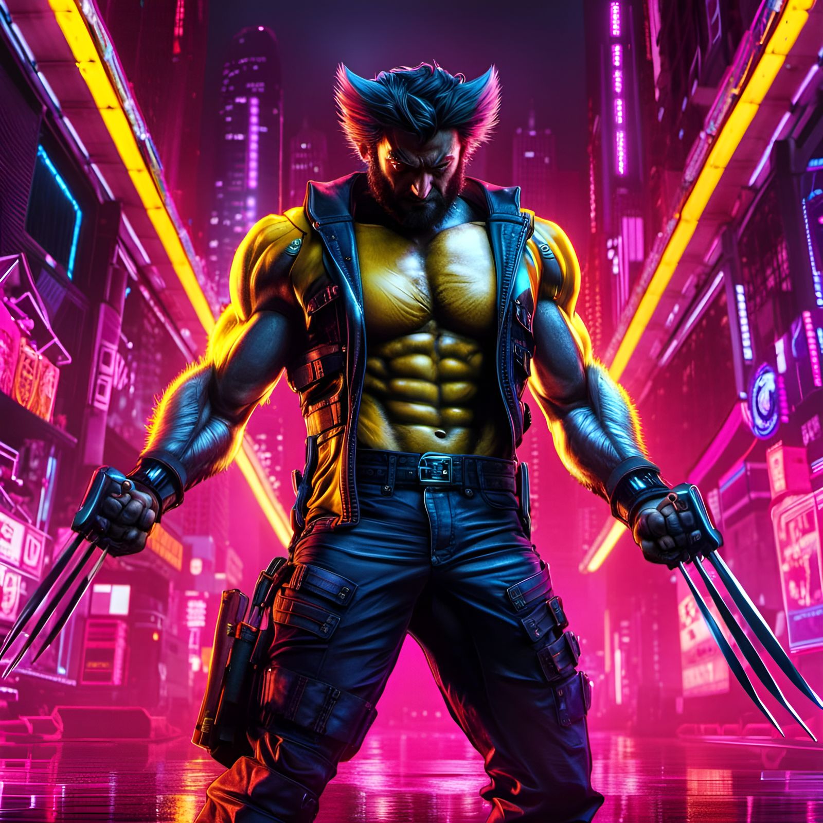Cyberpunk Wolverine,