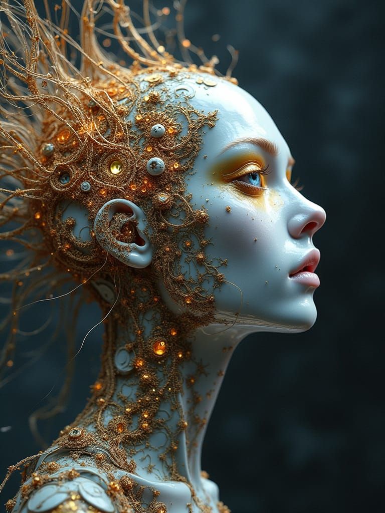 A Creeping Melange with Sceptical Zephyr Fractal Interference