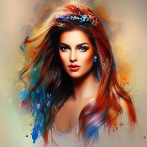 Greek Goddess Portrait with Dynamic Lighting