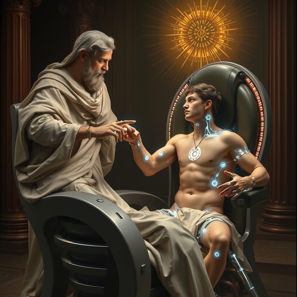 Cyberpunk Creation: A Digital Renaissance Reimagining